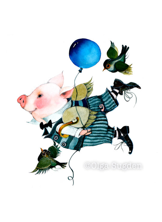 Flying Boy Pig
