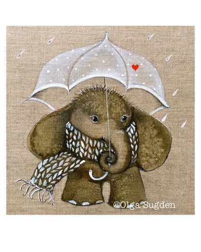 Rainy Day Elephant
