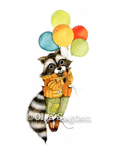 Balloon Raccoon